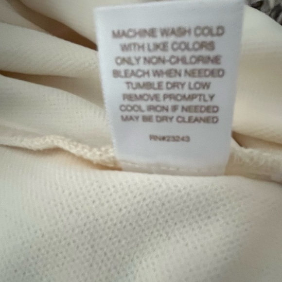 EVA MENDES FOR NEW YORK & COMPANY IVORY RUFFLE WAIST SKIRT WITH SLIT SIZE 8 NWT - Picture 6 of 8